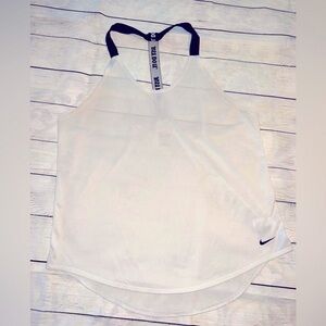 NIKE Dri Fit Sport Tank Top White Size Large